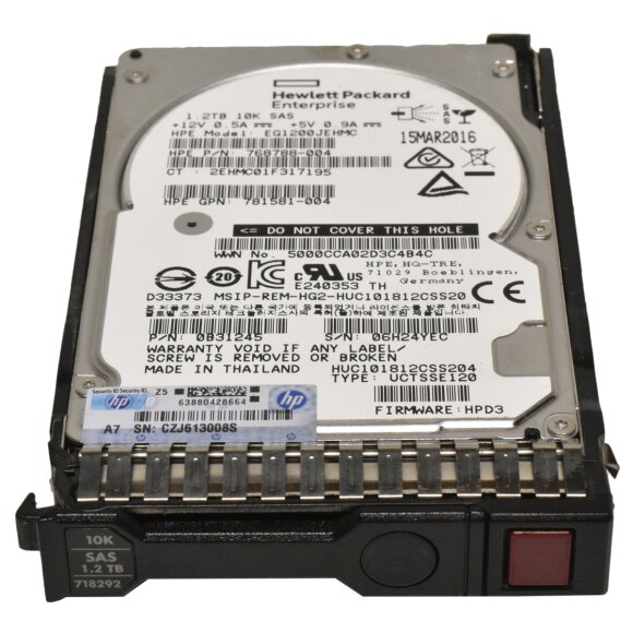 Hp Hdd Tb Sas Festplatte K Gbs Eg Jehmc