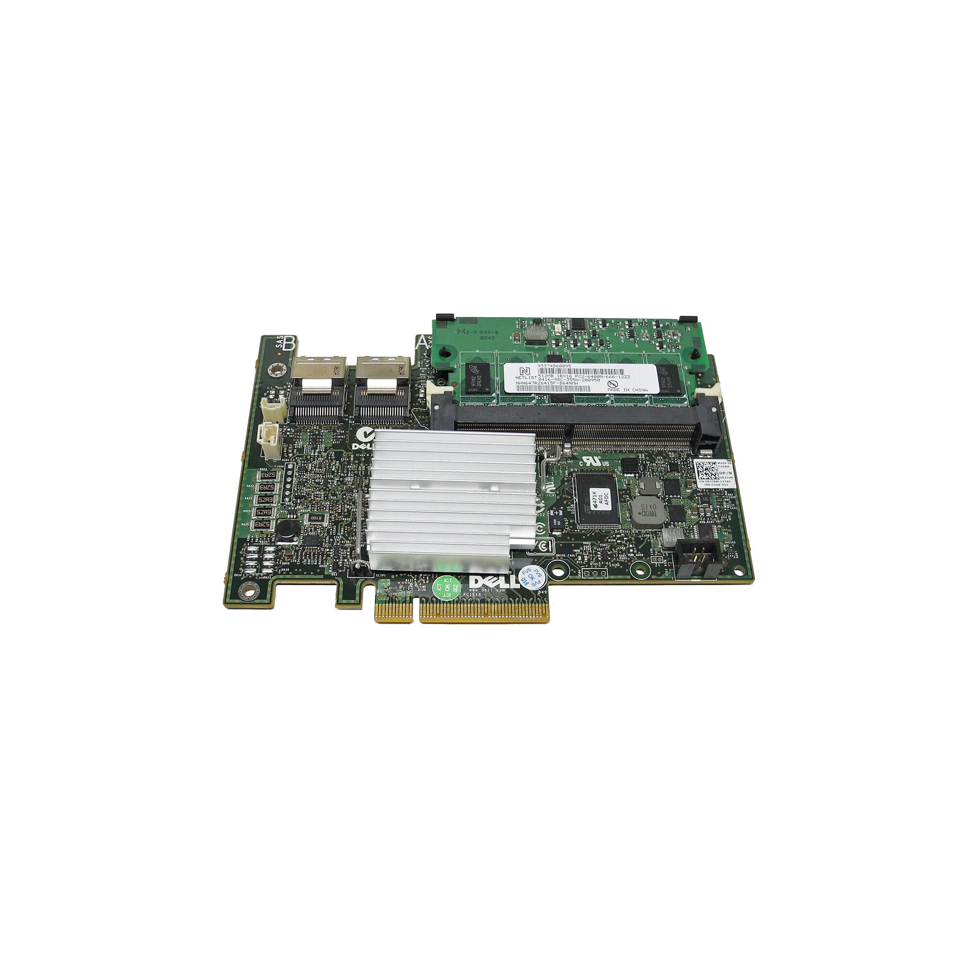 DELL PERC H700 6 Gb S PCI E X8 512 MB SAS RAID Controller 0XXFVX