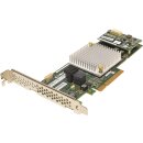 Adaptec ASR-8405 Raid Controller 12Gb/s PCIe x8 1GB mit BBU + 4x SATA/SAS Kabel