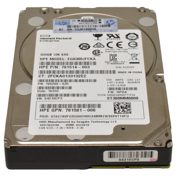 HP 300GB 2.5