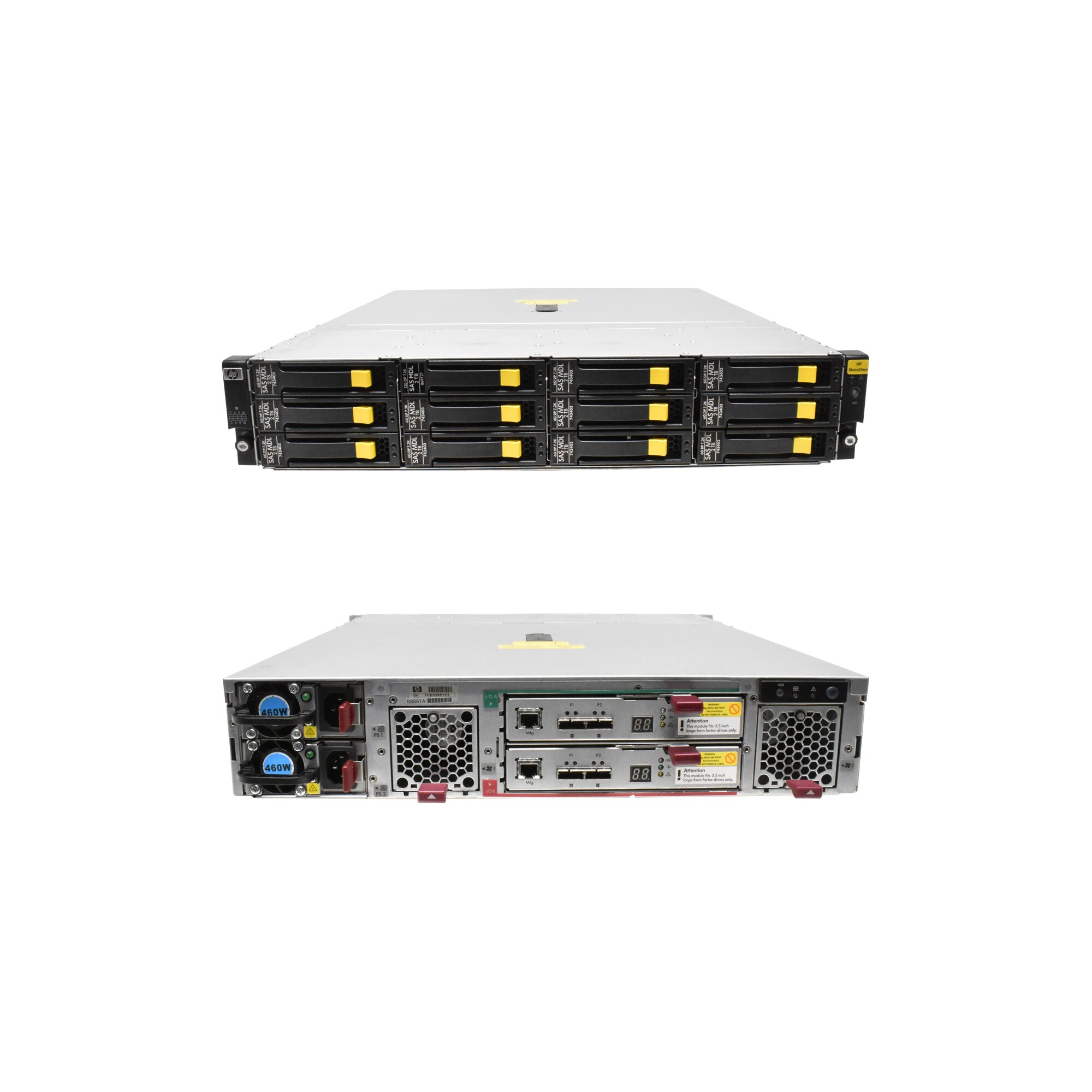 HP StoreOnce Upgrade Kit BB881A 4500 4700 12x 2TB 3.5 SAS 2xI/O Module  AJ940-04402