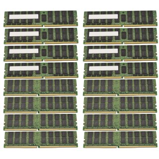 512GB HP Samsung 16x32GB 4DRx4 PC4-2133P DDR4 2133MHz RAM 752372-081 726722-B21