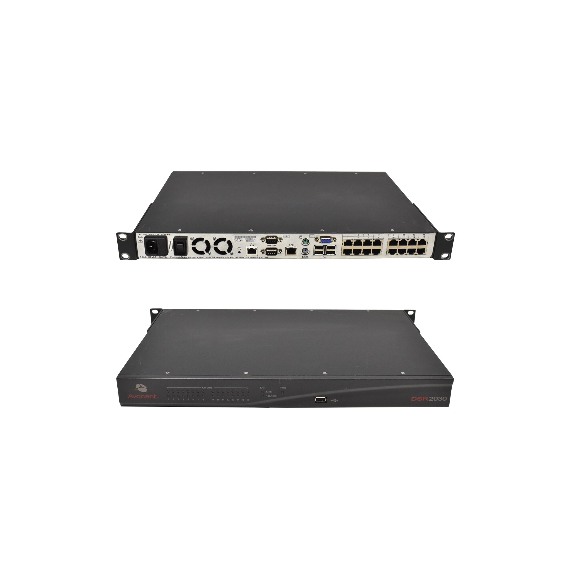 Avocent Dsr2030 16 Port Kvm Over Ip Ethernet Switch 520 391 006