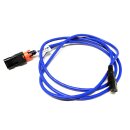 ZONIT zLock C14 to C13 Power Kabel 1m lang zLock-zC14-17-aC13-1m BL Blau