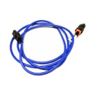 ZONIT zLock C14 to C13 Power Kabel 1m lang zLock-zC14-17-aC13-1m BL Blau