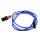 ZONIT zLock C14 to C13 Power Kabel 1m lang zLock-zC14-17-aC13-1m BL Blau