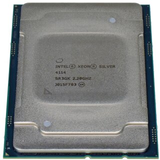 Intel Xeon Silver 4114 Processor 13,75MB L3 Cache 2,20 GHz 10C FCLGA3647 SR3GK