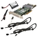 LSI MR SAS 9271-8i Dual-Port 6Gb PCIe x8 SAS/SATA RAID Controller L3-25413-13D +Kabel +BBU