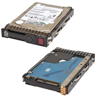 HP 900GB 2,5" 12G 15k SAS HDD Hot Swap Festplatte 870795-001 mit Rahmen