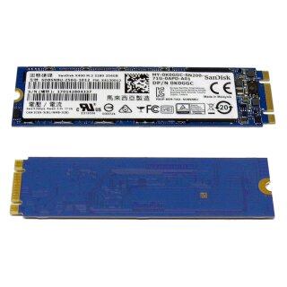 Dell SanDisk SD8SN8U-256G-1012 Solid State Drive 256 GB M.2 2280 SATA 0K0GGC