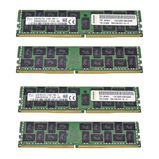 128GB Lenovo SKhynix 4x32GB 2Rx4 PC4-2133P-R DDR4 HMA84GR7MFR4N-TF 95Y4810 47J256