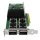 Intel Dell XL710-QDA2 40 Gb Dual Port QSFP+ Network Adapter 08DKFV LP