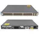 Cisco Catalyst WS-C3750G-48PS-S 48-Port PoE Stackable Gigabit Ethernet Switch 4 x SFP