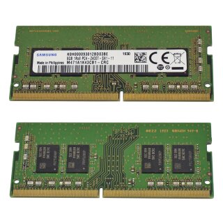 Samsung 8GB 1Rx8 PC4-2400T M471A1K43CB1-CRC SO-DIMM