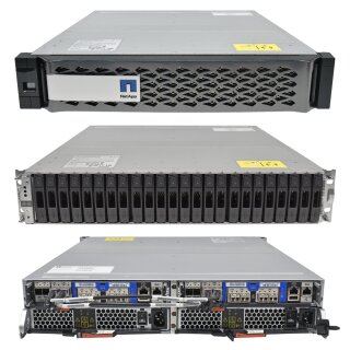 NetApp FAS2750 Storage NAJ-1501 111-02889+B2 111-02811+B0 2U 24x 900GB 6Gbps SAS-2 2.5" HDD 2x System Modul 2x PSU