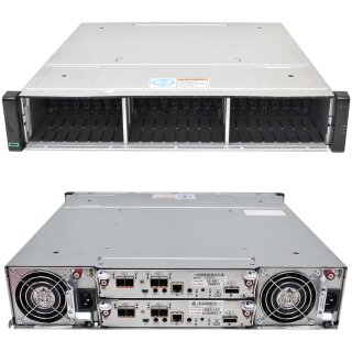 HP MSA 2040 ES SAS DC SFF Storage 2x 12G Controller 738367-001 24x SFF 2.5 no HDD