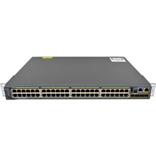 Cisco Catalyst WS-C2960S-48FPS-L 48-Port RJ-45 PoE GE Switch 4x SFP +Stack Module