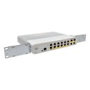 Cisco Catalyst WS-C2960C-12PC-L 12-Port Fast Ethernet PoE Switch 2 x SFP mit Winkel