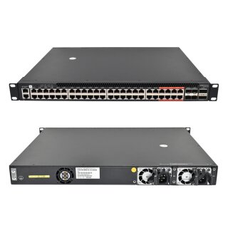 Edge-Core 4610-54P-OC-AC-F 54-Port PoE Switch 2x QSFP 4x SFP+ 2x mini GBICs