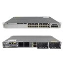 Cisco Catalyst WS-C3750X-24T-L 24-Port Gigabit Ethernet Switch + Network Module C3KX-NM-10G no FANs