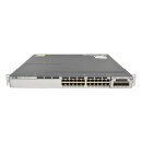 Cisco Catalyst WS-C3750X-24T-S 24-Port Gigabit Stackable Ethernet Switch + ServMod C3KX-NM-1G