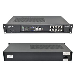 Datus Indali OBX IP-PBX System 1x 4Port TDM410 1x 4Port B410P ohne OS Rack Ears