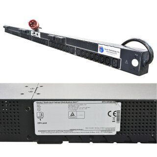 Server Technology 3 Phasen PDU STV-4304K/SW CW48VM-4PKQ58A1 mit PIPS 12xC19 36xC13