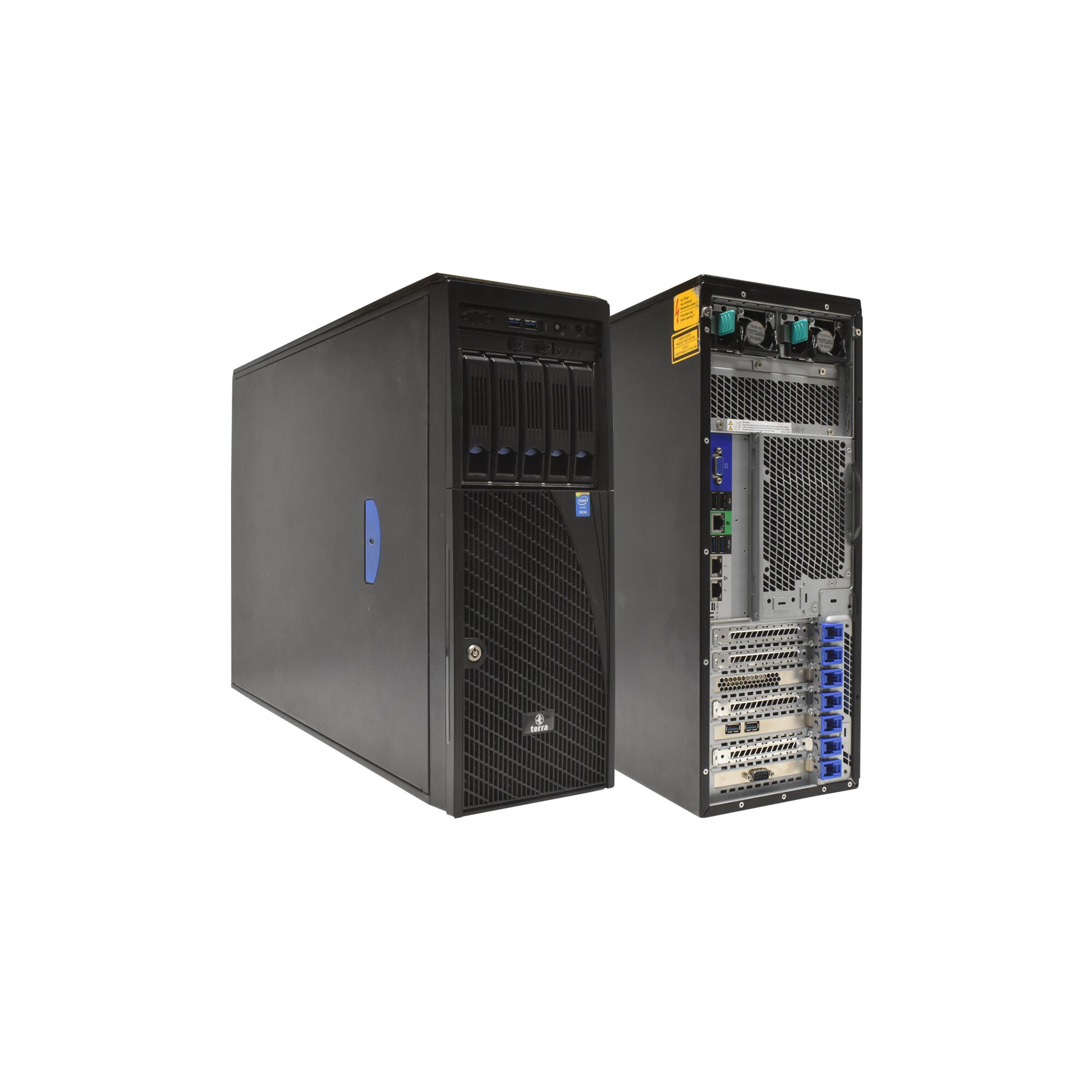 Terra Server Tower Intel Board S2600CW 2x E5-2630 v3 64GB PC4 MR 9316-8i  13x LFF - Piospartslap