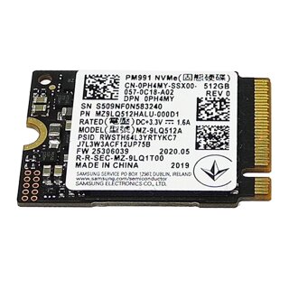 Dell 0PH4MY Samsung PM991 MZ-9LQ512A SSD 512GB M.2 2230 PCIe Gen3