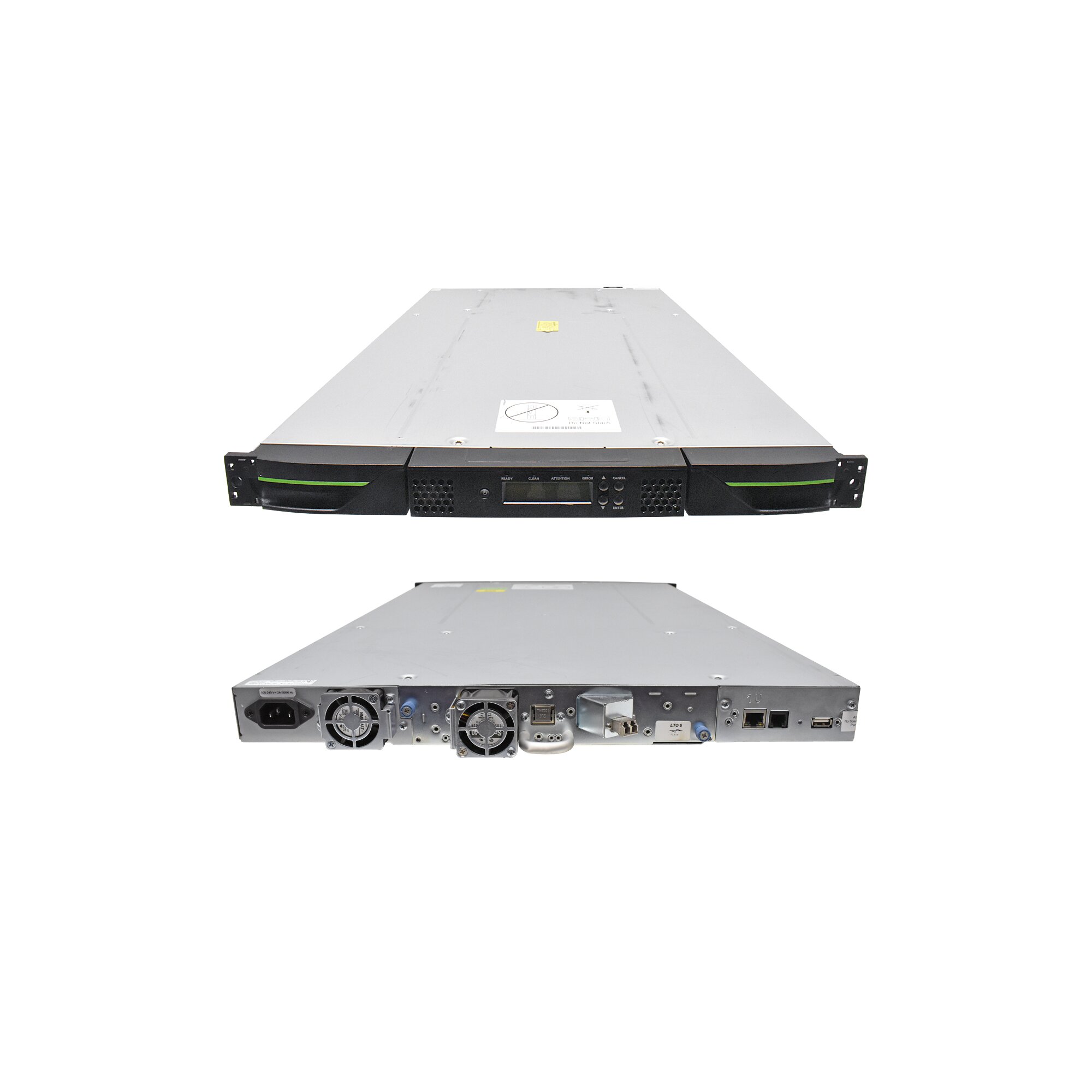 Fujitsu Eternus LT20 S2 355778473 8 Slots 1U 1HE Tape Library + LT S2 Drive  LTO5 BRSL-0903-DC AQ293A#104 - Piospartslap