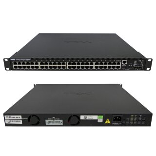 Dell PowerConnect 5548P 0NWJNY 48-Port PoE Stackable Gigabit Ethernet Switch 2x SFP+ 2x Mini GBICs