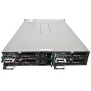 Intel 4 Node Server H2000 4x Node S2600BP 8x Gold 6138 2,8 Ghz 128GB RAM PC4 12x LFF 3,5 incl . Rails