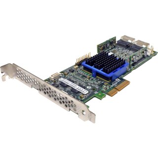 Adaptec ASR-3805/128MP TCA-00288-03-B Duo-Port MiniSAS SFF-8087 PCIe x4 RAID Controller Card FP