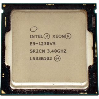 Intel Xeon Processor E3-1230 V5 Quad Core 3.40GHz 8MB Cache LGA1151 SR2CN SR2LE