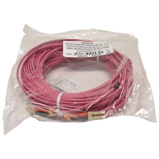 Corning OM4 Duplex FIBER Patch Kabel Cord Pink LSZH LC/LC-30m NEU