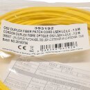 Corning OS2 Duplex Fiber patch Cord GELB LSZH LC/LC- 7,5m  NEU NEW