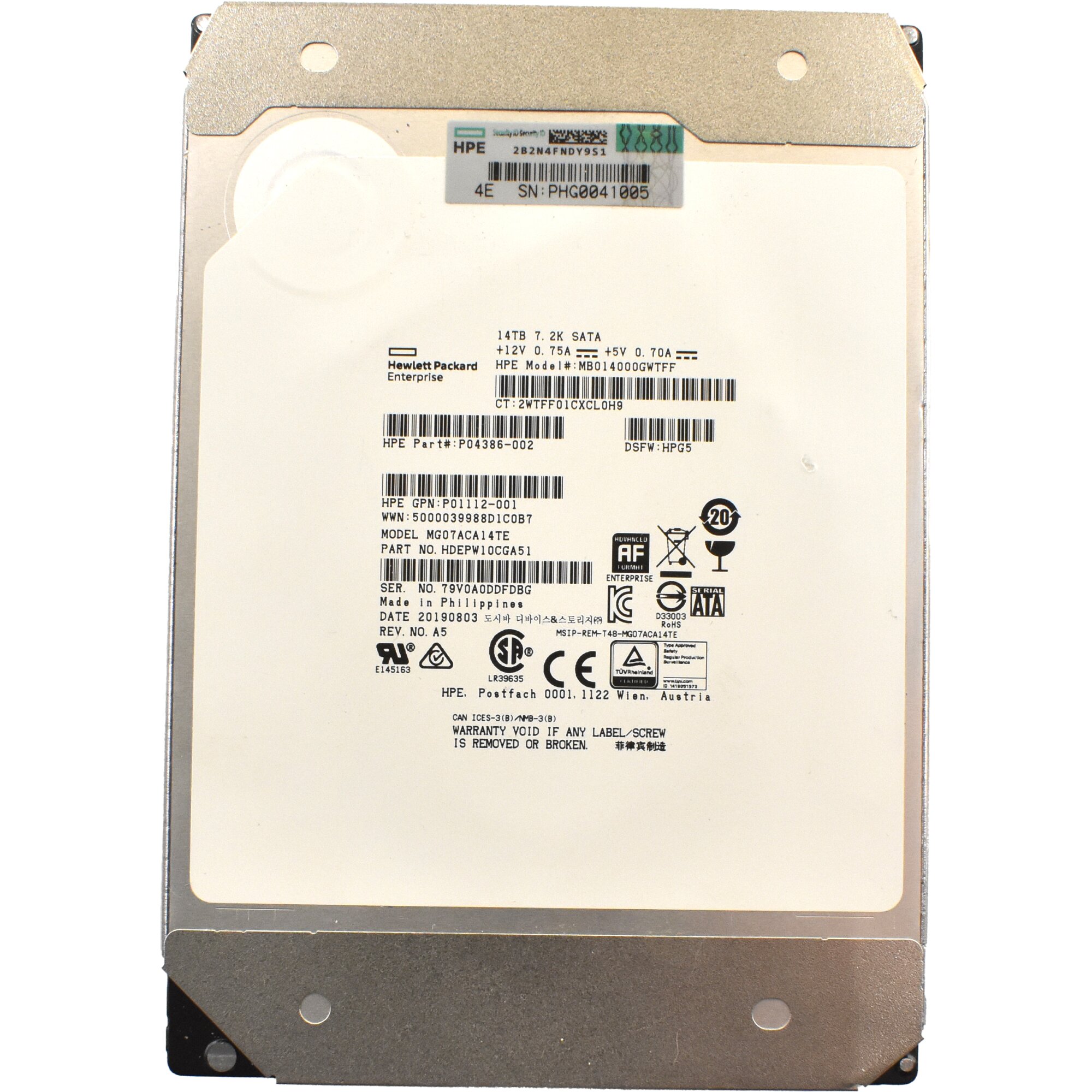 Toshiba 14TB 3.5