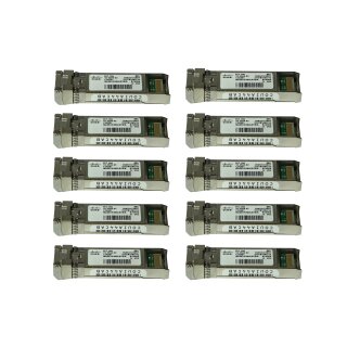 10x Cisco original FET-10G SFP+ 10Gb Transceivers 10-2566-02 COUIA44CAB