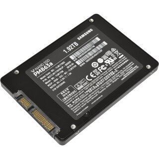 Samsung SSD PM863a 1.92TB 2.5" 6G SATA MZ-7LM1T9N MZ7LM1T9HMJP-00005