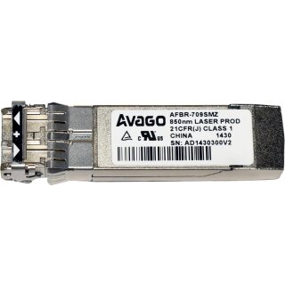 AVAGO AFBR-709SMZ 10GBASE SFP+ SR 850 nm 300m MMF LC Duplex Transceiver Module