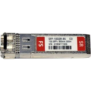 FiberStore FS SFP-10GSR-85 10G SFP+ 850nm 300m Transceiver Mini GBIC