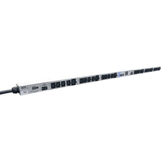 BayTech MMP17 Rack PDU Metered Single-Phase Null HE 24A 230V 24x C13 6x C19 integrated locking clips