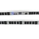 BayTech MMP17 Rack PDU Metered Single-Phase Null HE 24A 230V 24x C13 6x C19 integrated locking clips