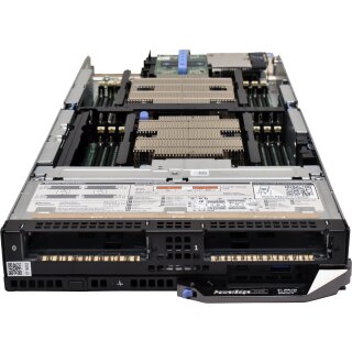 DELL PowerEdge FC640 Blade ohne CPU 0 RAM QLogic 57840S10GB Quad-Port DC FC PCI Mezzanine Card 2x Kühler