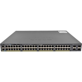 Cisco WS-C2960X-48FPS-L 48-Port PoE+ RJ-45 GE Switch 4x SFP