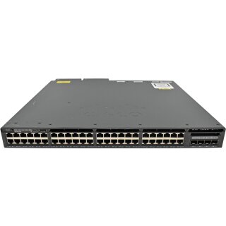 Cisco WS-C3650-48FQ-S 48-Port RJ-45 PoE+ GE Switch 4x 10G SFP+