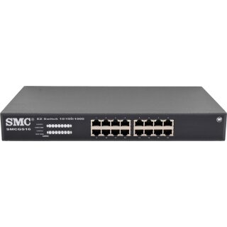 SMC SMCGS16 16-Port RJ-45 Gigabit Ethernet Switch