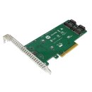 HP Dual M.2 2280 SATA PCIe x8 Riser Card/Adapter für...