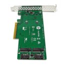 HP Dual M.2 2280 SATA PCIe x8 Riser Card/Adapter für ProLiant G 9/10 759505-001