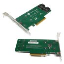 HP Dual M.2 2280 SATA PCIe x8 Riser Card/Adapter für ProLiant G 9/10 759505-001